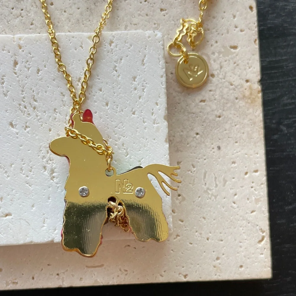 Les NEREIDES Colorful Piñata Pendant Necklace - Picture 4 of 4